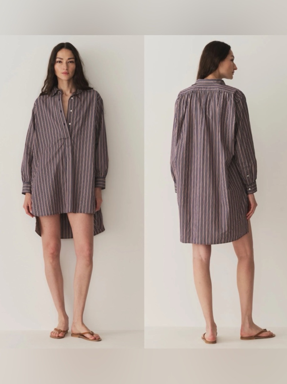 Doen Jora Dress in San Marino Stripe - Picture 1 of 7